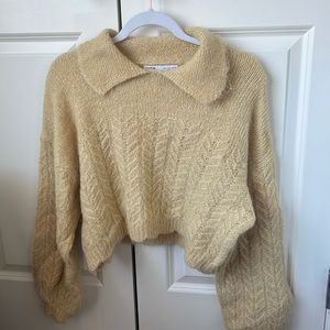 Zara yellow wool sweater